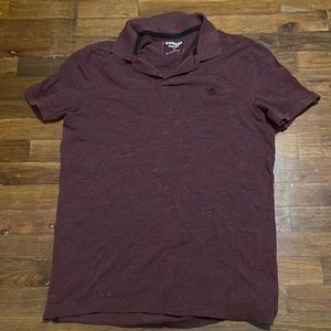 Men’s Burgundy Express Polo